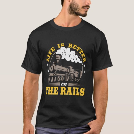 Trainspotter列車の恋人の生活はRaiの上でより良い Tシャツ (正面)