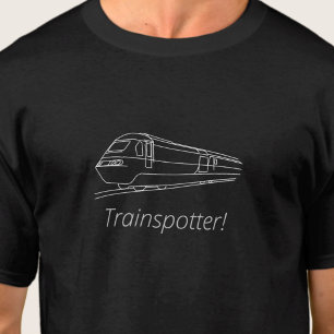 Trainspotter HST鉄道ファンUK鉄道ファン愛好家 Tシャツ