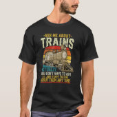 Trainspotting Trainspotter Model Trains Train Mode Tシャツ (正面)