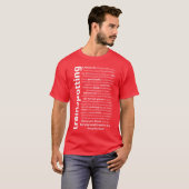 Trainspottingrainspotting Quotes Tシャツ (正面フル)