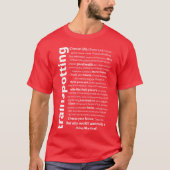Trainspottingrainspotting Quotes Tシャツ (正面)