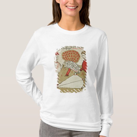 「Traiteのd'Arpentageからの土地の分界、 Tシャツ (正面)