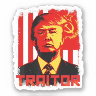 Traitor In Chief President Trump Anti Biden シール
