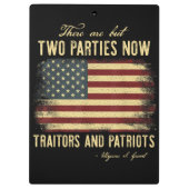 Traitors and Patriots  クリップボード (裏面)