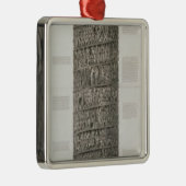 Trajanのコラム(版木、銅版、版画) メタルオーナメント (右)
