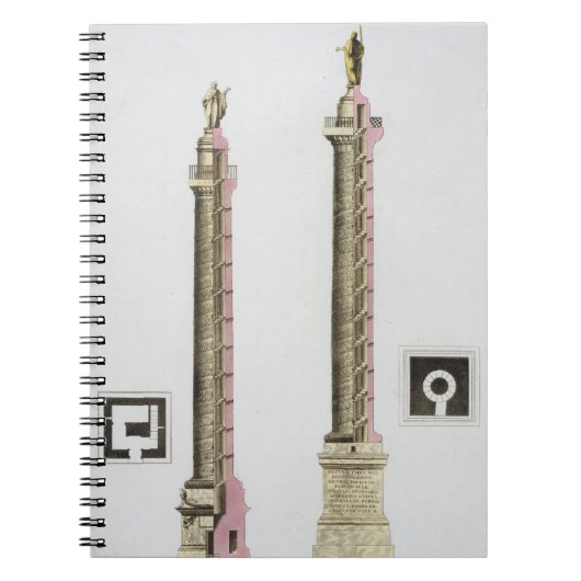 Trajanのコラム、「Le Costume Ancienからのローマ、と ノートブック (正面)