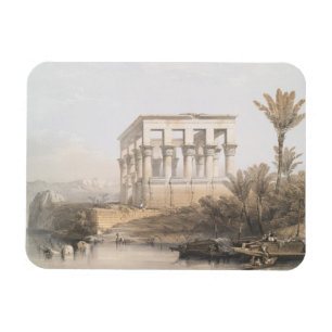 Trajan's Kiosk、Philae Egyptのハイエストラル寺院 マグネット