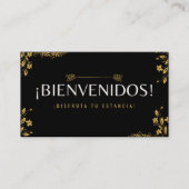 Trajeta de bienvenida 名刺 (正面)