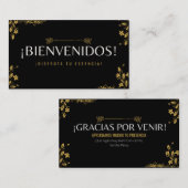 Trajeta de bienvenida 名刺 (正面/裏面)