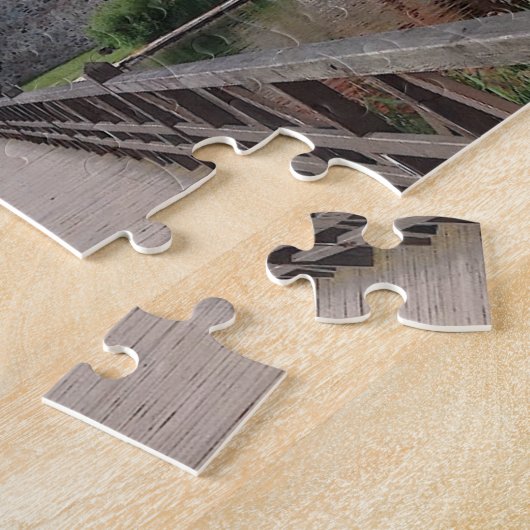 Trakaiの島の城-リスアニア --- ジグソーパズル (側面)