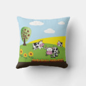 Traktor - Bauernhof | personalisierbares Kissen クッション (裏面)