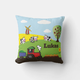Traktor - Bauernhof | personalisierbares Kissen クッション