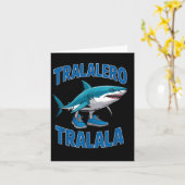 Tralalero Tralala Funny Italian Brainrot Toddlers  カード (黄色い花)