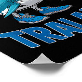 Tralalero Tralala Funny Italian Brainrot Toddlers  ポスター (角)