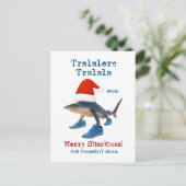 Tralalero Tralala Shark in Santa Hat シーズンポストカード (スタンド正面)