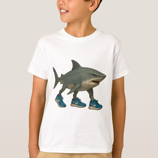 Tralalero Tralala shark in sneakers Tシャツ (正面)