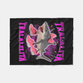 Tralalita Tralalelita Funny Italian Brainrot Hallo フリースブランケット (正面(横))