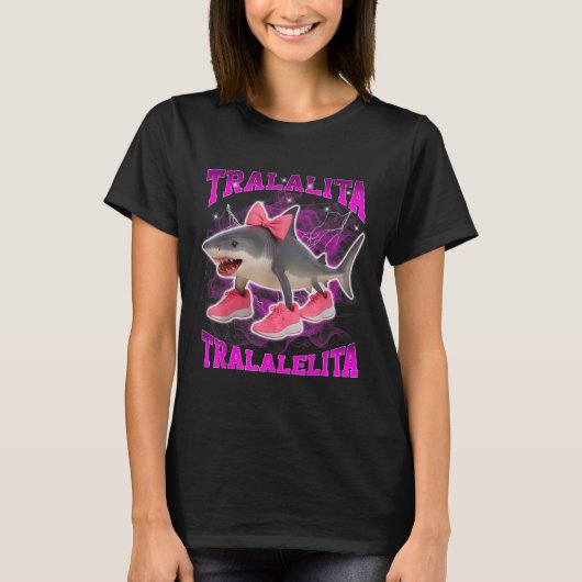 Tralalita Tralalelita Funny Italian Brainrot Hallo Tシャツ (正面)