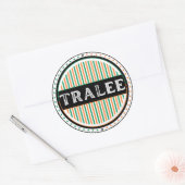 Tralee City Pride Emblem – Irish Identity ラウンドシール (封筒)