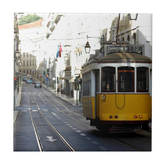 Tram 28, Lisbon, Portugal タイル (正面)