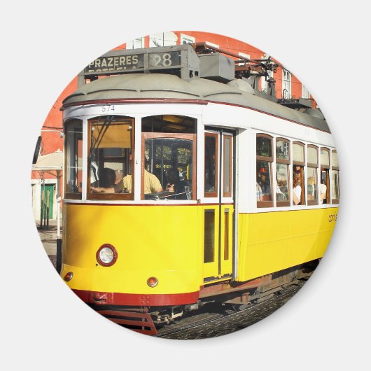 Tram 28, Lisbon, Portugal マグネット (正面)