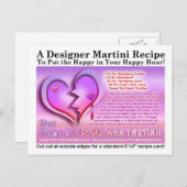 Trampは私の男Tartiniバレンタインデンマルチニカードを盗んだ シーズンポストカード (正面/裏面)