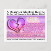 Trampは私の男Tartiniバレンタインデンマルチニカードを盗んだ シーズンポストカード (正面)