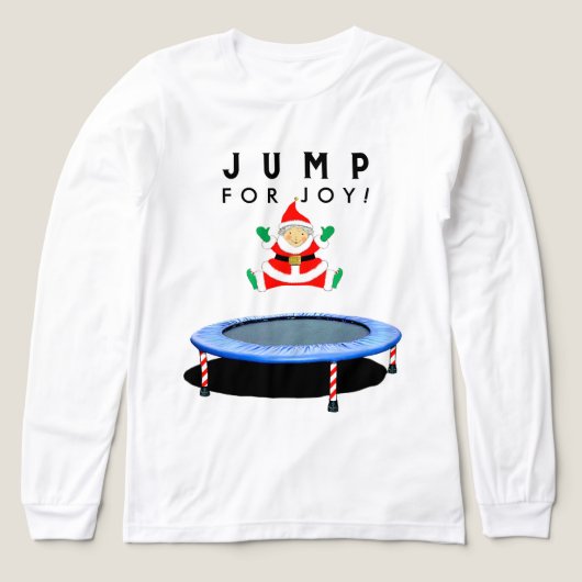 Trampoline Christmas トライブレンドＴシャツ (デザイン正面)