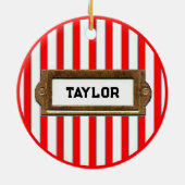 Trampoline Christmas Collectible セラミックオーナメント (裏面)