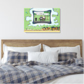 Trampoline | Father’s Day 24x16 キャンバスプリント (インサイチュ (寝室))