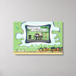 Trampoline | Father’s Day 24x16 キャンバスプリント