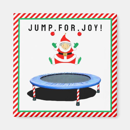 Trampoline Gymnastics Stocking Stuffers マグネット (正面)
