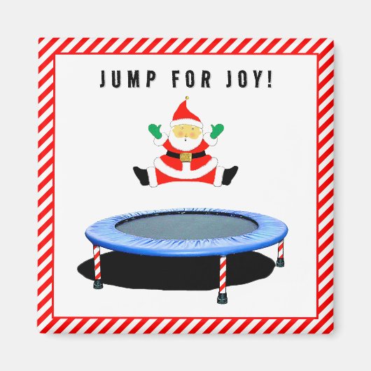 Trampoline Gymnastics Stocking Stuffers マグネット (正面)