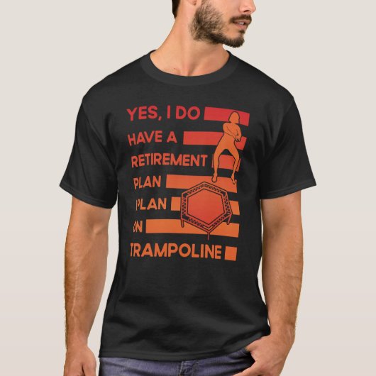 Trampoline Jumping Trampoline Gymnastics 22 Tシャツ (正面)