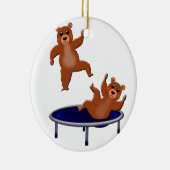 trampoliningくま セラミックオーナメント (右)