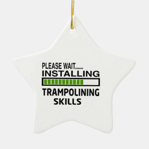 Trampoliningの技術を取付けること セラミックオーナメント