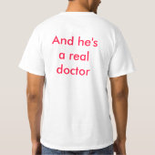 Tran、Docterはdocter、私ではないですdocter I…です Tシャツ (裏面)