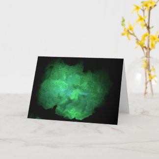 Trancas Geode under UV light greeting card カード