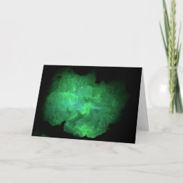Trancas Geode under UV light greeting card カード