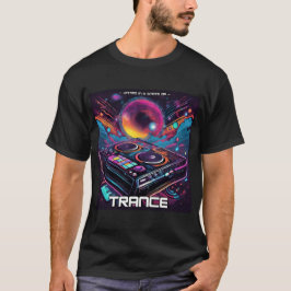 Trance Music - DJ Deckデザイン- EDM -テクノ- Tシャツ