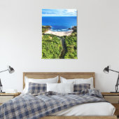 Tranquil Beach at the River Mouth – Wild Nature La キャンバスプリント (インサイチュ (寝室))