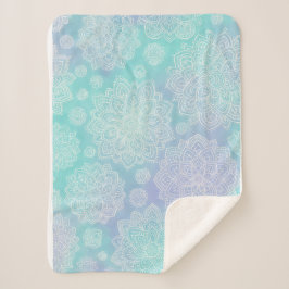 Tranquil Bloom シェルパブランケット