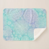 Tranquil Bloom シェルパブランケット (正面(横))