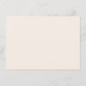 Tranquil Blue Minimalist Wedding Details Card エンクロージャーカード (裏面)