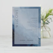 Tranquil Blue Watercolor Waves プログラム (スタンド正面)