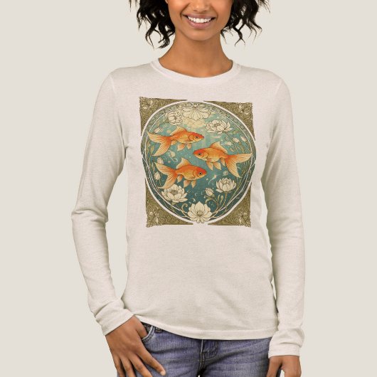 Tranquil Dance Of The Nowruz Goldfish トライブレンドＴシャツ (正面)