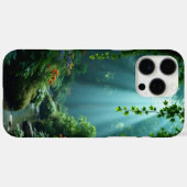 Tranquil Forest Stream iPhone Case Case-Mate iPhoneケース (裏面 (横))