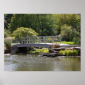 Tranquil Garden Bridge Poster ポスター (正面)