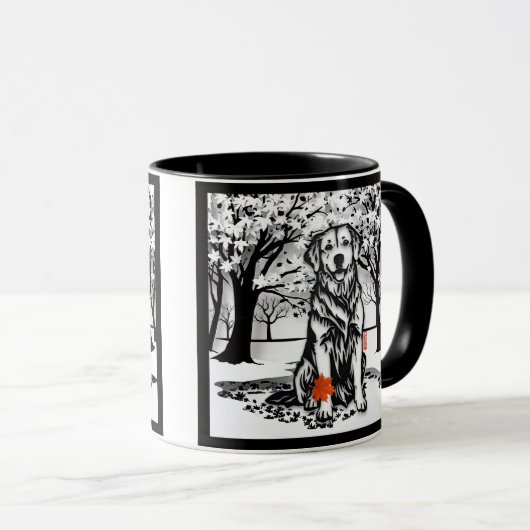 TRANQUIL GLEN Golden Retriever  マグカップ (正面右)