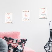 Tranquil Islamic Wall Art Set (リビング)